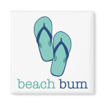 Flip Flops Beach Bum magnets