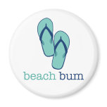 Flip Flops Beach Bum magnets