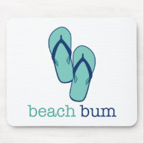 Flip Flops Beach Bum Mousepads