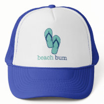 Flip Flops Beach Bum Trucker Hat