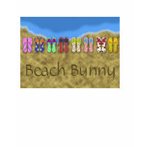 Flip Flops Beach Bunny T-Shirt