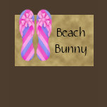 Flip Flops Beach Bunny T-Shirt t-shirts