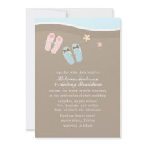 Flip Flops Beach Wedding Invitations