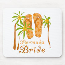 Flip Flops Bermuda Bride mousepads