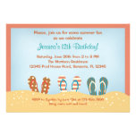 Flip Flops Birthday Party Invitation