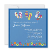 Flip Flops Bridal Shower Invitation