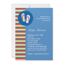 Flip Flops Bridal Shower Invitation