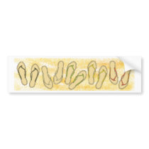 Flip Flops Bumper Sticker bumper stickers by jmagnum Flip Flops Bumper Sticker bumper stickers