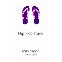 Flip Flops Business Cards