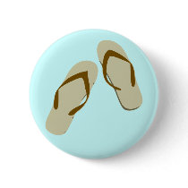 Flip Flops buttons by shopstew Flip Flops buttons