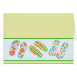 flip flops cards