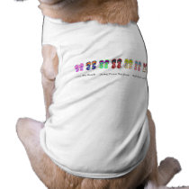 Flip Flops Collections Dog T-Shirt pet clothing by 13BlackCatsDesigns Flip Flops Collections Dog T-Shirt pet clothing