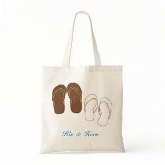 Flip Flops Couple's Bridal Bag bag