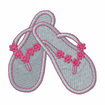 Flip Flops embroidered shirts