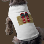 Flip Flops Flag Dog T-Shirt pet clothing