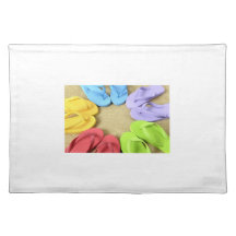 "FLIP FLOPS GALORE" PLACEMAT