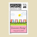 Flip Flops Having Fun in the Sun Invitation / RSVP postage