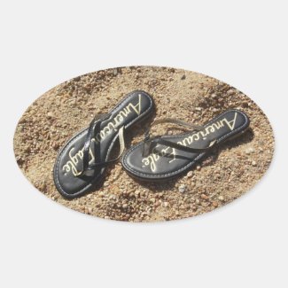 Flip Flops in the Sand