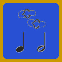 Flip Flops indigo stickers