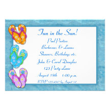 Flip-Flops Invitation