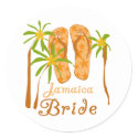 Flip Flops Jamaica Bride sticker