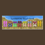 Flip Flops Ocean Bookmark business cards