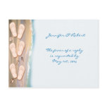 Flip Flops on the Beach RSVP Postcard