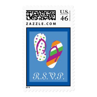 Flip Flops Postage stamp