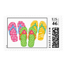 Flip Flops Postage Stamps
