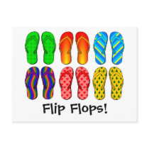 Flip Flops Post Card