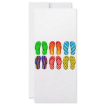 Flip Flops Custom Rack Card