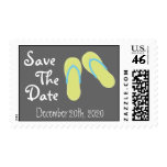 Flip-Flops Save The Date Postage Stamps
