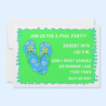 Flip-Flops Summer Party Invitation invitations