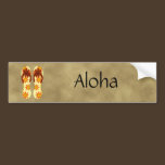 Flip Flops Sunshine Bumper Sticker bumper stickers