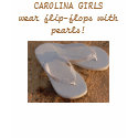 Flip-flops With Pearls t-shirts