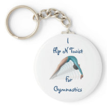 Flip N Twist,  For Gymnastics Keychain