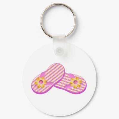 Flipflops Key Chain by Just2Cute