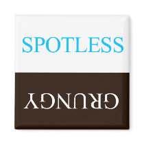 "FLIPPERS" SPOTLESS GRUNGY DISHWASHER MAGNET