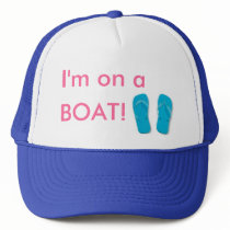 flippies, I'm on a, BOAT! hats