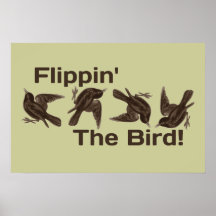 Flipping the Bird Print