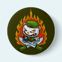 Flippy Flame Tattoo Button