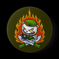 Flippy Flame Tattoo Button