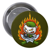 Flippy Flame Tattoo Button