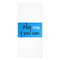 flirt me if you can rack card design
