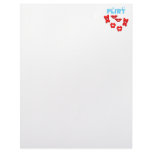 Flirting Kissing Lips Customized Letterhead