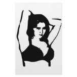 Flirty Girl Personalized Stationery