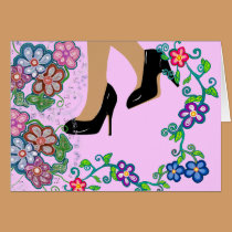 Flirty Heels cards by Perlyyyy Flirty Heels cards