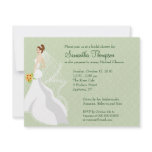 Flirty Jade Bridal Shower Invitation