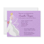 Flirty Lilac Bridal Shower Invitation