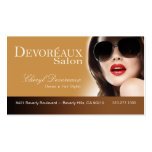 Flirty Salon Makeup Artist Hair Stylist Business Card Templates